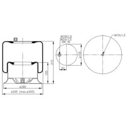 PODUSZKA ZAW 4757NP09 KPL /WLOT Z BOKU/
