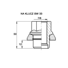 NAKRĘTKA KOŁA SCANIA 7/8 H-50 SW33 AL-F