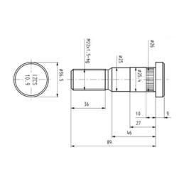 ŚRUBA KOŁA FRUEH M22X1,5 L-89MM /TR,SMB/