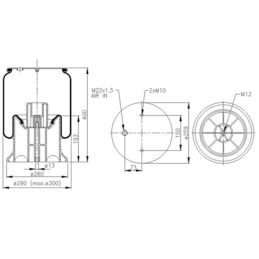 PODUSZKA ZAW 4158NP03 KPL