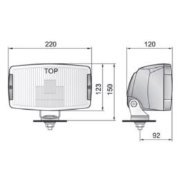 HALOGEN WESEM HP5 PROST. P-GIELNY BIAŁY