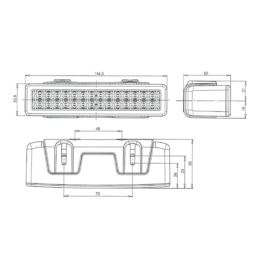 Lampa kierunku-poz LED WAŚ W90