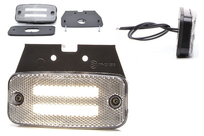 Lampa obrys LED WAŚ W158 biała