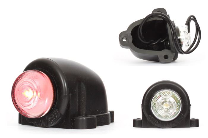 Lampa obrys-d LED WAŚ W25 czerwona