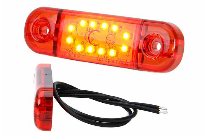 Lampa obrys LED W97.3 czerwona