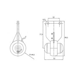 Lampa obrys-wb LED W23 wisząca