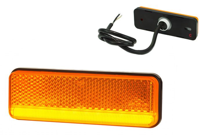 Lampa obrys LED HOR93 żółta