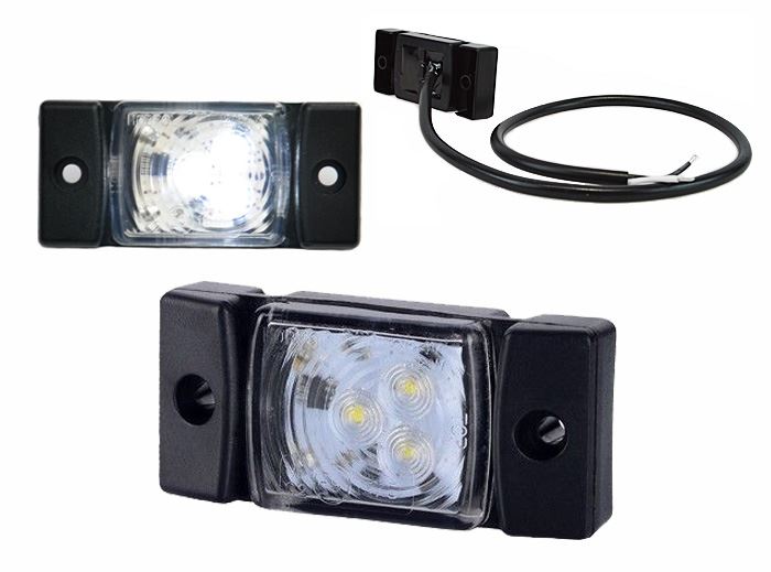 Lampa obrys LED HOR40 biała