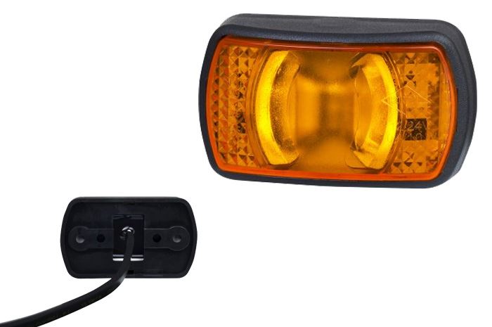 LAMPA OBRYS LED  HOR-82 ŻÓŁTA