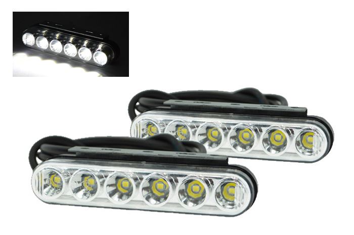 LAMPA JAZDY DZIENNEJ  LED EGKAL DLD.1 2SZT WĄSKA