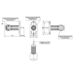 LAMPA OBRYS-W LED  HOR-77A /PROSTA ŚREDNIA/