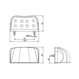 LAMPA REJESTRACJI LED FT-26 MAX