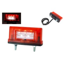 Lampa rejestracji LED FT-016 mini czerwona
