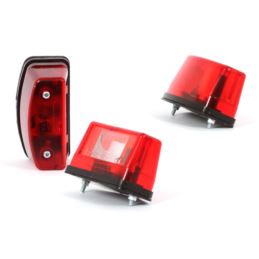 Lampa rejestracji ŻAR W08 czerwona