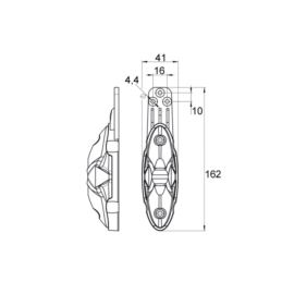 LAMPA OBRYS-WB LED  FT-38 WISZĄCA