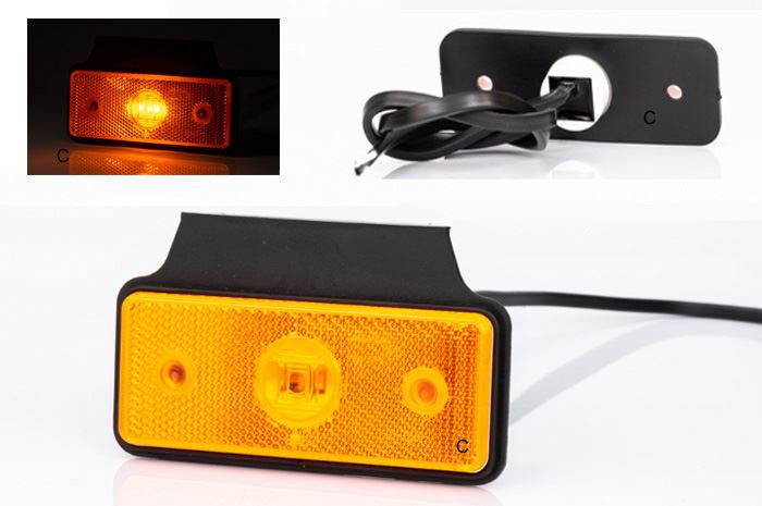 LAMPA OBRYS LED  MD-13 ŻÓŁTA PODWIESZANA