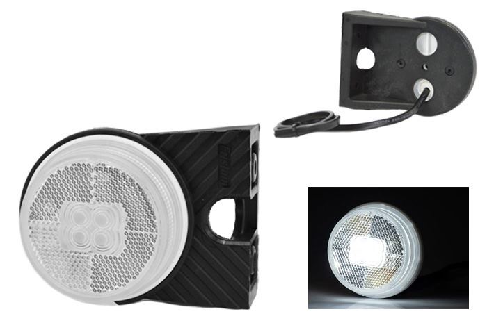 LAMPA OBRYS LED  FT-60 BIAŁA MOC KĄT PRAWA