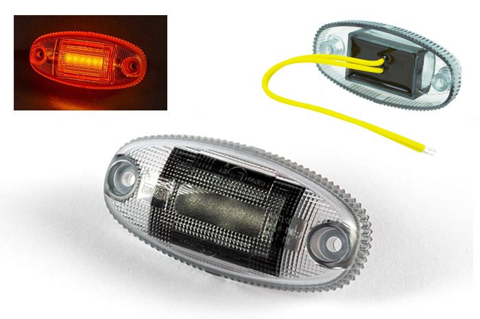 LAMPA OBRYS LED  FT-68 ŻÓŁTA DARK