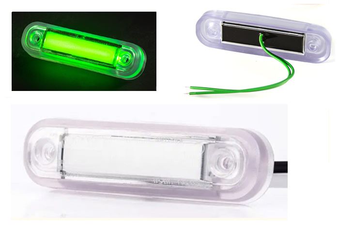Lampa obrys LED FT-045 zielona