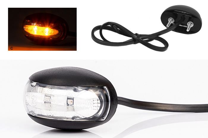 Lampa obrys LED FT-012 żółta