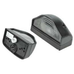 Lampa rejestracji ŻAR  VIGNAL owalna czarna