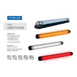 Lampa obrys-s LED FT-092 biała