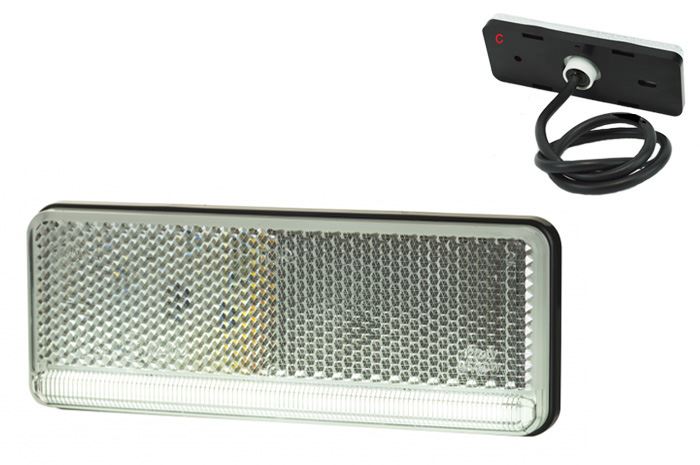 Lampa obrys LED HOR92 biała