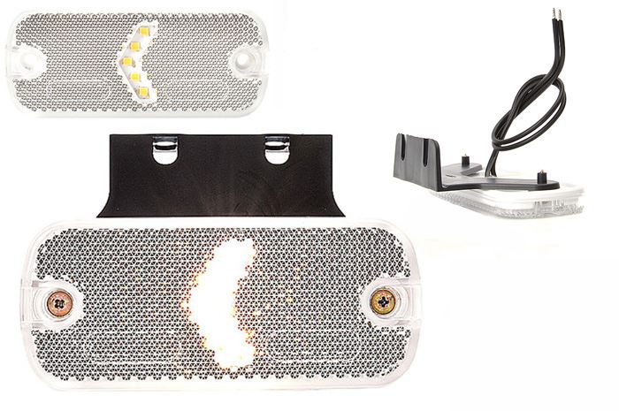 Lampa obrys LED W127 biała