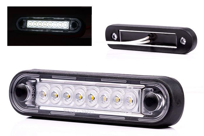Lampa obrys LED FT-073 LONG  biała