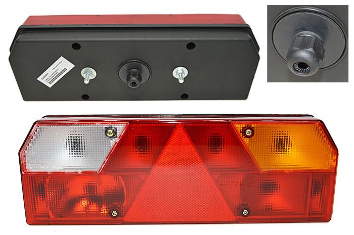LAMPA TYŁ NACZ EUROPOINT 1 /NA PRZEWÓD/ PRAWA