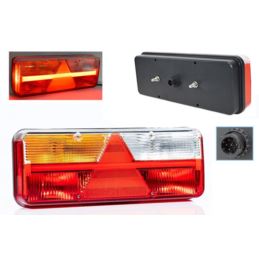 Lampa tylna LED-ŻAR FT-500 /gniazdo/ lewa