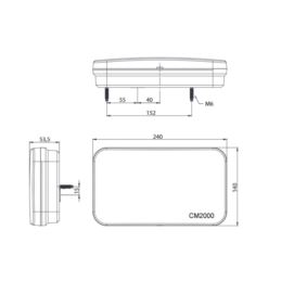 Lampa tylna LED FT-370 PRZ lewa R