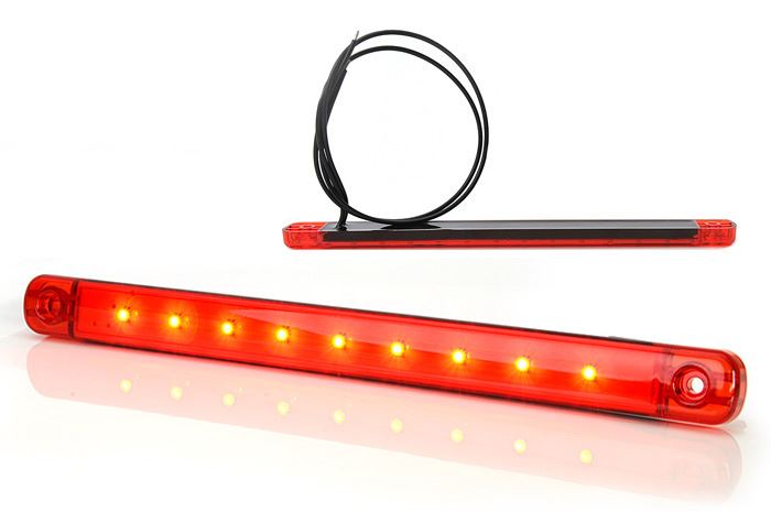 Lampa obrys-s LED W97.4 czerwona 9xLED