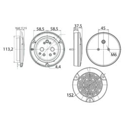 Lampa tylna LED W131Y