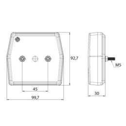 Lampa kierunku-poz LED FT-225 12V