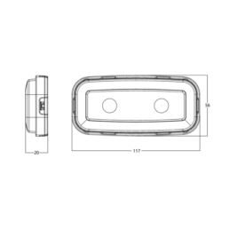 Lampa kierunku LED W225