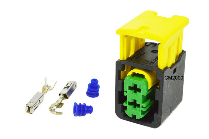 Wtyczka HDSCS 2-pin zielona VOLVO