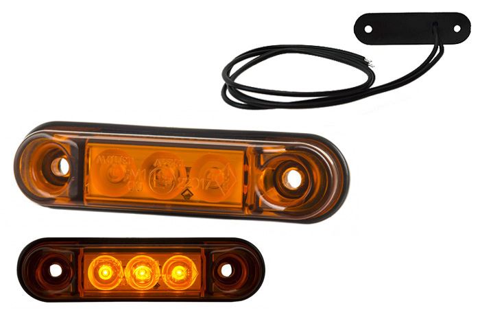 Lampa obrys LED HOR95 żółta