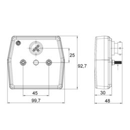 Lampa tylna LED FT-222 12V GNI