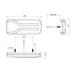 Lampa tylna LED CARMEN lewa