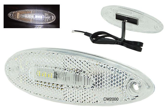 Lampa obrys LED FT-076 biała