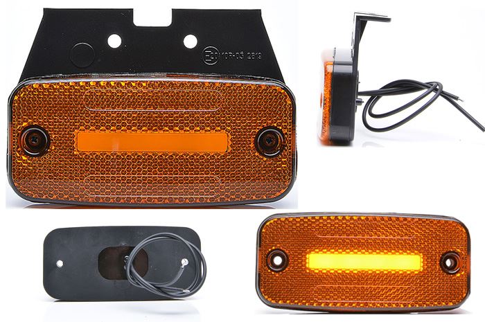 Lampa obrys LED W157 żółta