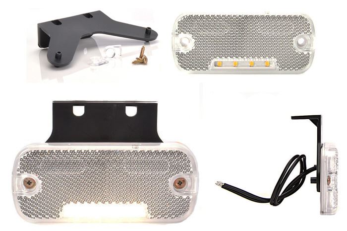 Lampa obrys LED W128 biała