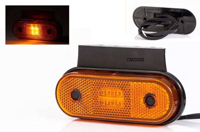 Lampa obrys LED FT-020 żółta