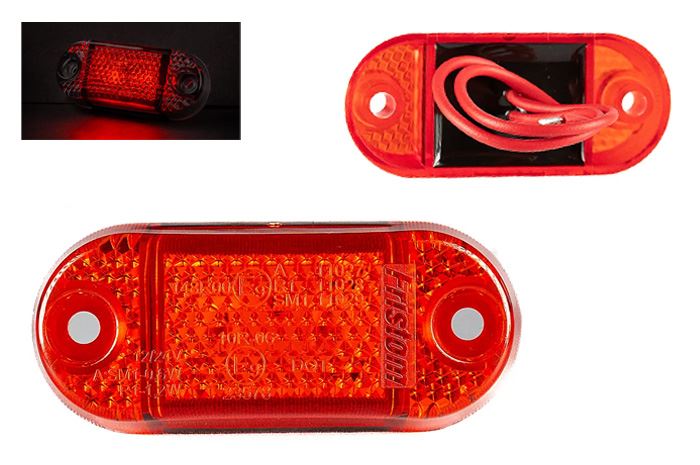 Lampa obrys LED FT-062 czerwona