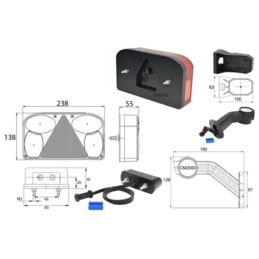 ZESTAW LAMP FT-88 WIĄZKA 13/7,7M R OBR B