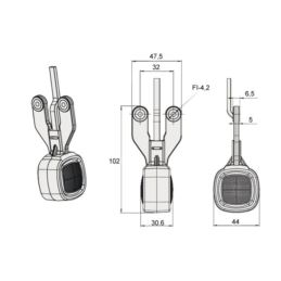 Lampa obrys-w LED FT-141 wisząca