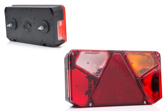 Lampa tylna ŻAR W125P prawa z cofania