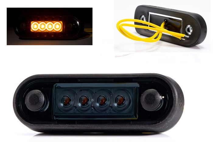 Lampa obrys LED FT-073 DARK żółta