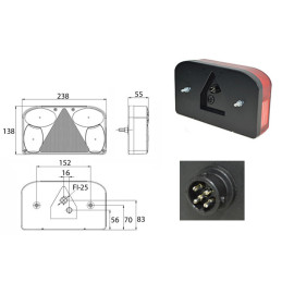 ZESTAW LAMP FT-88 WIĄZKA  7/7M xx